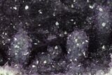 Wide, Dark Purple Amethyst Geode - Uruguay #124106-1